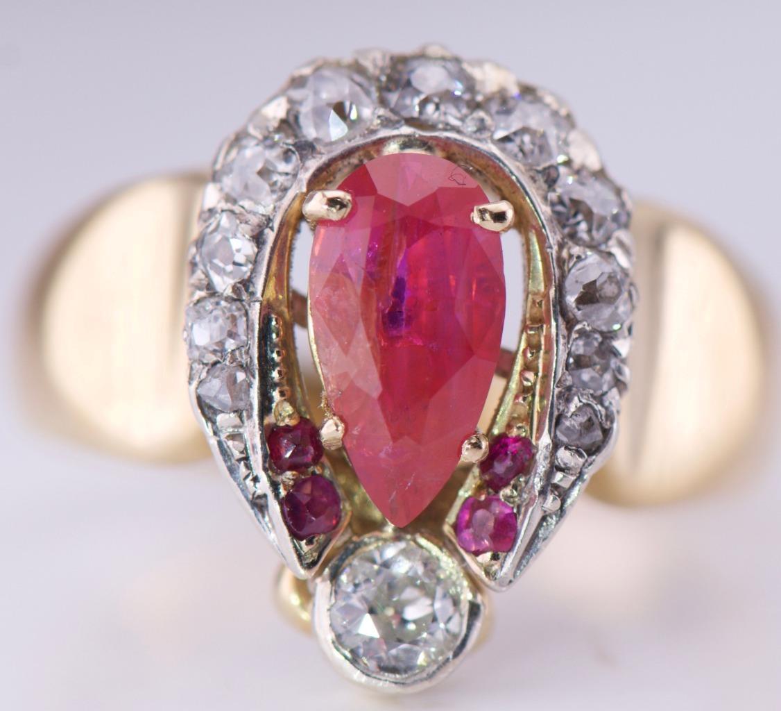 18K Eliza Horseshoe Ring