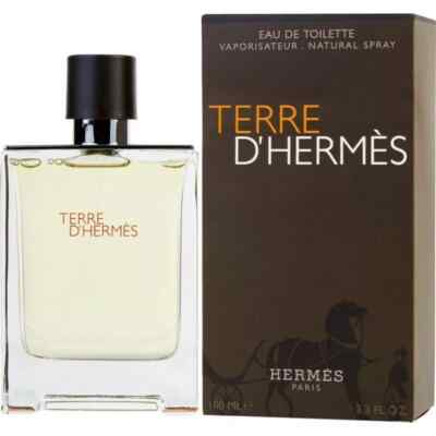 Terre D'Hermes by Hermes for Men Eau de Toilette Spray 3.4 oz