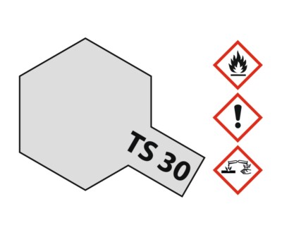 Tamiya TS-30 Metallic Silber glänzend 100ml Acrylfarbe Modellbau