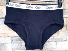 Calvin Klein Boy Brief Black Youth L Cotton
