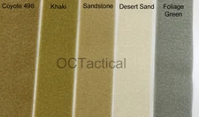 2 Inch Military Spec VELCRO® Brand Hook OR Loop Coyote Ranger Green Black 1 Yard