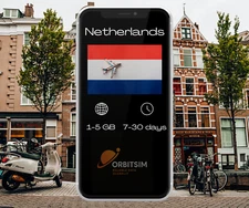 Netherlands | 1GB-5GB | 7-30 days | Mobile Internet Data eSIM  | Fast Delivery