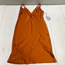 Future Collective Rust Orange Sleeveless Maxi Dress Women's Size X-Large NEW