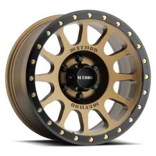 17x8.5 0 Method Mr305 Wheels Bronze Rims Fit 6lug Tacoma 4runner Silverado