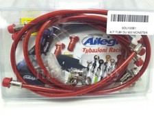 6DU100B1 KIT TUBI TRECCIA DIRETTI ANT POST ROSSI DUCATI MONSTER 900 IE 2002 2003