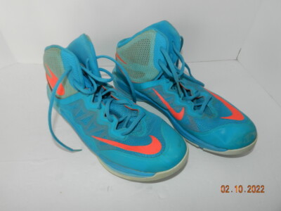 NIKE Prime Hype DF 2 Blue Basketball Sneakers 806941-400 Men s Size 9.5