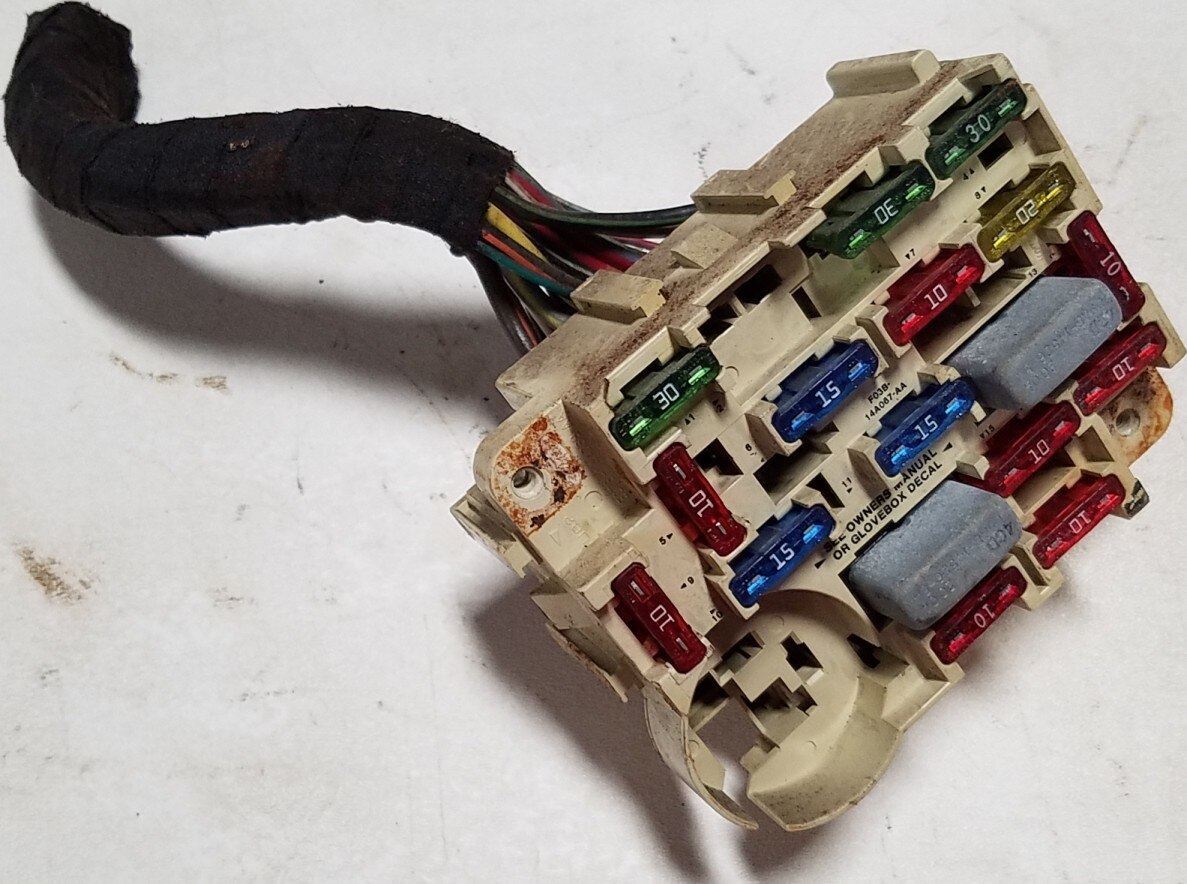 1993 1994 1995 1996 Lincoln Mark VIII Dash Fuse Box