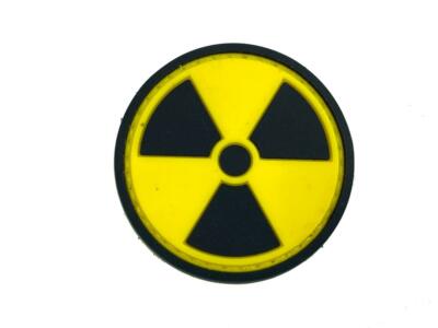Atomic Radioactive Yellow Airsoft Paintball PVC Patch