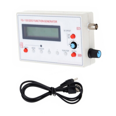 FG-100 DDS Function Signal Generator Module 1HZ-500KHz Sine +Square Wave 3.7-10V