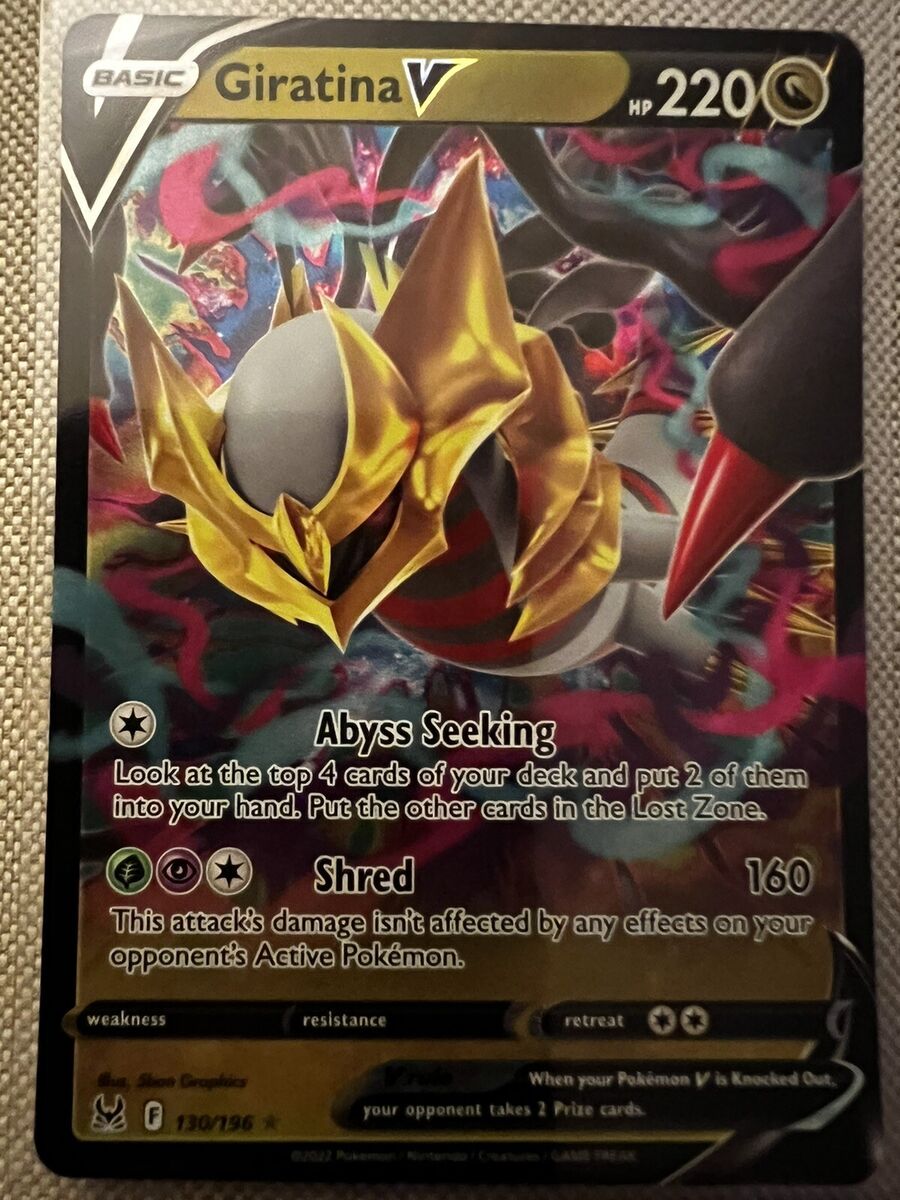 Carta Pokemon Giratina Vastro 131/196 Origem Perdida