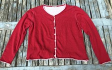 💖WIE NEU!  DEERBERG /Scandic Strick Jacke 100% BIO Baumwolle L XL 42 44 44/46