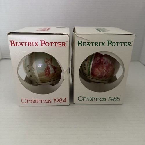 Vintage 1978-1986 Schmid Beatrix Potter Hummelwerk Christmas Ornaments Lot - Picture 4 of 5
