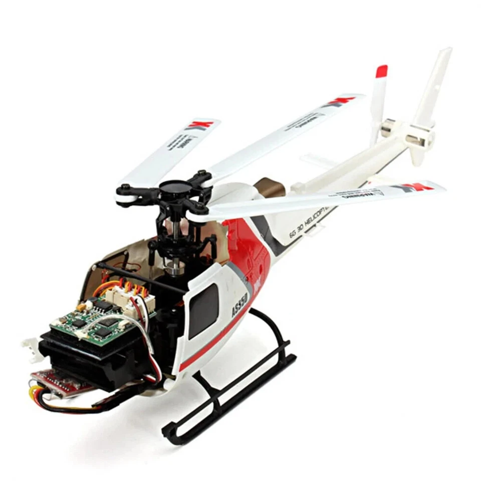 XK K123 6CH Brushless AS350 Scale RC Helicopter RTF Mode 2 - RTF - Image 3 of 4