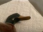 7 1/2"  Wooden Bird Factory Original Mallard Duck Decoy Hand Carved USA Signed — photo 9