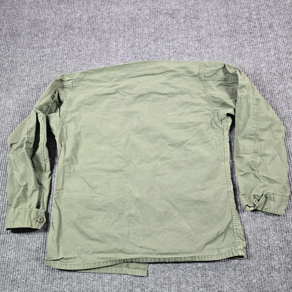 Chaqueta De Colección Ejército de Estados Unidos Para Hombre Mediana Regular Oliva Jungle Fatiga Ripstop Años 80 Foto 2 de 4