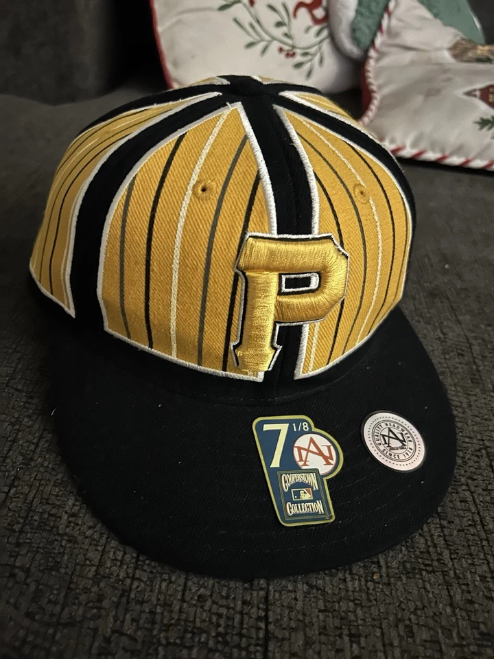 Pittsburgh Pirates Cooperstown Collection Pro Cap Vintage, Size 7 1/8 - Image 2 of 4