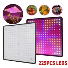 8500W 225 LED Grow Light Panel Full Spectrum Lamp for Indoor Plant Veg Flower