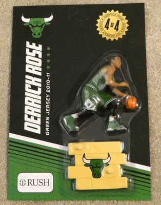 Derrick Rose Chicago Bulls SEALED 4/4 Green Jersey Figurine 2010-11 SGA 3/19/26
