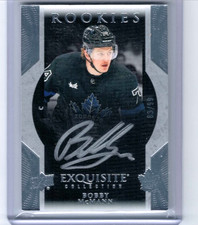 2024-25 Upper Deck Ice Exquisite Bobby McMann Update Rookie Auto RC #'ed 83/99