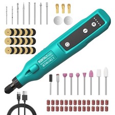 80Tlg Mini Dremel Multifunktionswerkzeug USB Akku für Mehrzweck Drehwerkzeug DHL