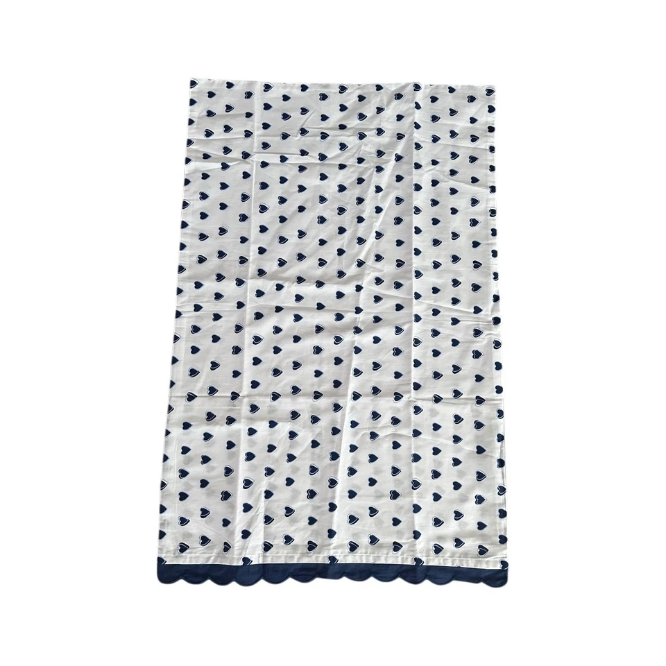 Roller Rabbit x Pottery Barn Teen Hearts Standard Pillowcases Navy Set of 2 - Image 4 of 4