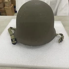 RARE MILITARY STEEL POT HELMET WITH LINER WW2 TO VIETNAM WAR LARGE SIZE