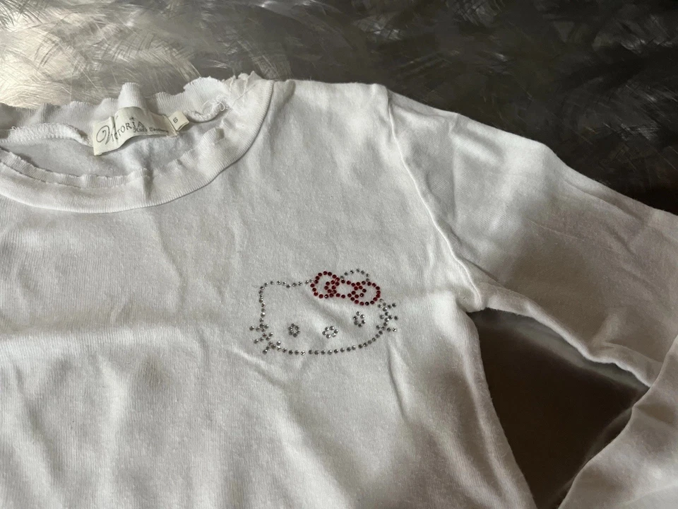 Camisa Hello Kitty Vintage VICTORIA Niños COUTURE Edición Limitada Rara Sanrio WOW Foto 3 de 4