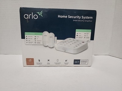 Arlo Home Security System with Wired Keypad Sensor Hub and (2) 8-in-1 Sensors