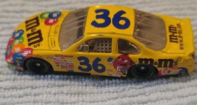 M&M s Theme #36 Ken Schrader Yellow Diecast Stock Car Racing 