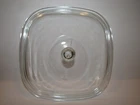 PYREX Round Knob REPLACEMENT 9" X 9" Vintage #15 GLASS Lid #P-10-C-1