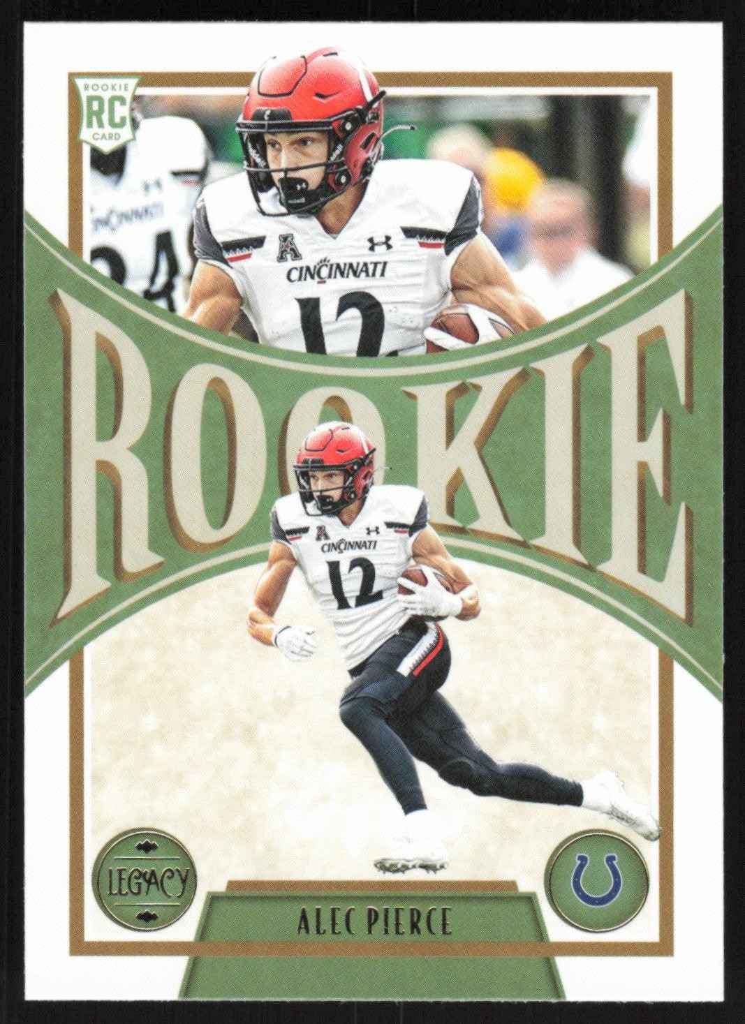 Alec Pierce 2022 Panini Legacy Rookie # 197 RC Indianapolis Colts Base