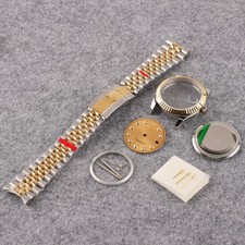 DIY 36mm Stainless Steel Watch Case Band Kit For ETA 2824 No Movement