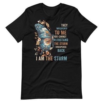 I Am The Storm Shirt African Woman Inspirational Strength Empowerment T-Shirt