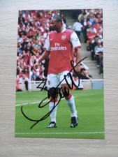 Julio Baptista "Arsenal" autograph signed 10x15 cm picture
