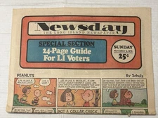 Newsday New York Newspaper Comic Cartoon Section Only Vintage 1972 November 5