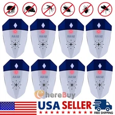 LOT Ultrasonic Pest Insect Rodent Repeller Electronic Plug-In Mice Rat Cockroach