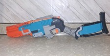 Nerf Zombie Strike Sledgefire Dart Gun Blue Blaster WITH SHELL Good Condition