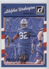 2016 Donruss Rookies Press Proof Blue Adolphus Washington #302 0g4