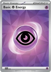Basic Psychic Energy 013 Scarlet & Violet Energies Holo