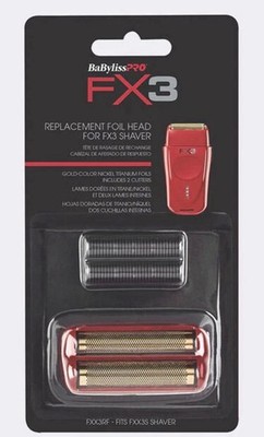 BaByliss PRO Replacement Foil Head With 2 Cutters For FX3 Shaver # FXX3RF