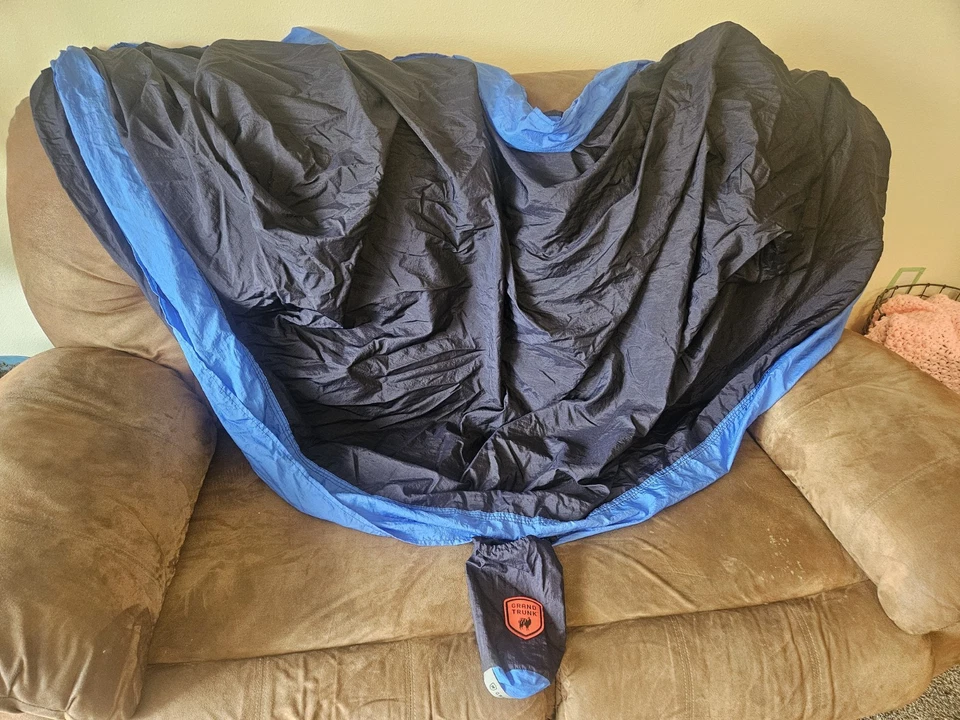 Grand Trunk Camping Hammock With Bag Blue Packable Ultra Light single - Image 3 of 4