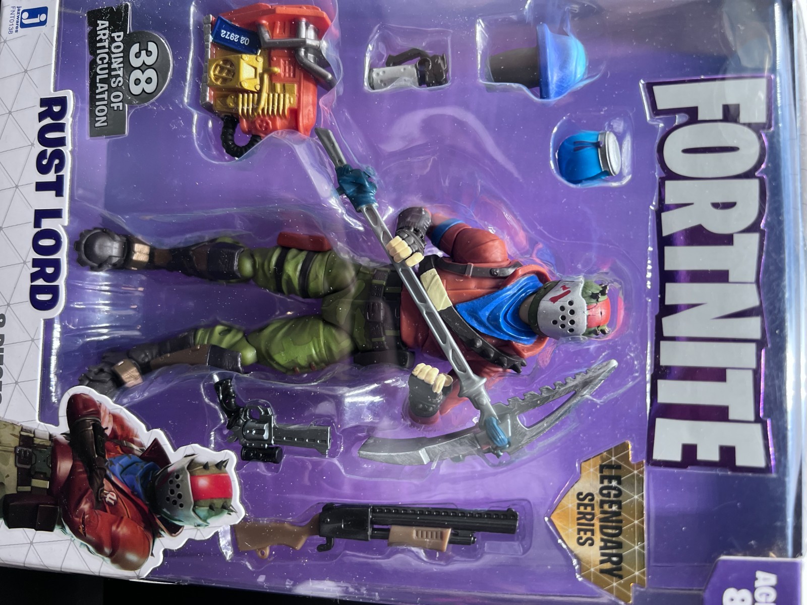 FORTNITE- RUST LORD Legendary Series 6"Figure Mint in Box Rare Vaulted