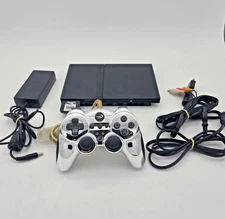 PlayStation 2 PS2 Slim SCPH-70001 Console System Bundle - Tested And Working 