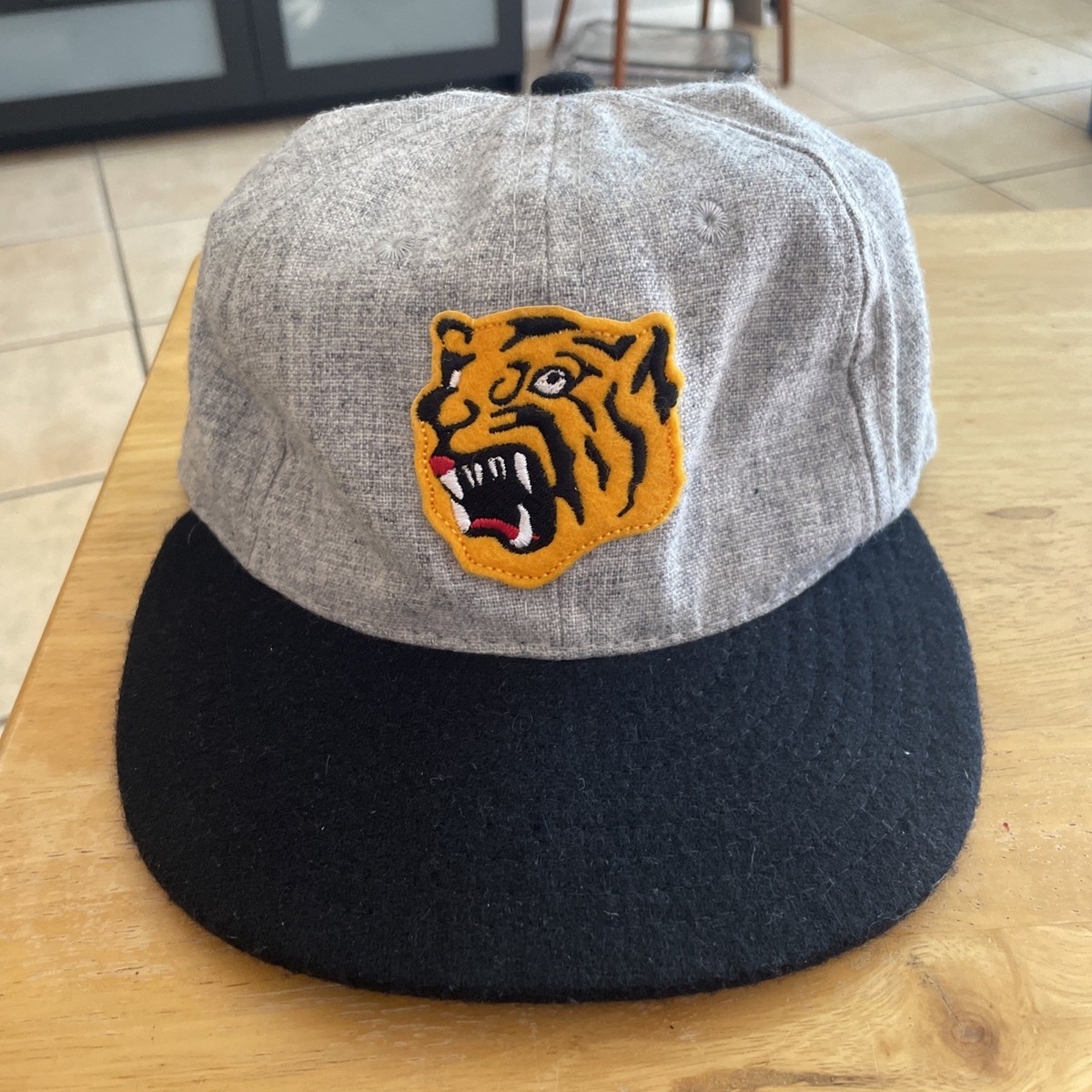 EBBETS FIELD 大阪タイガース ウールキャップ 阪神 USA製 Vintage 1940 Ebbets Field Flannels Osaka Tigers Baseball Hat Cap