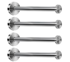 Brushed Stainless Steel Bath Towel Hooks Single Super Heavy Duty Wall Mount H...