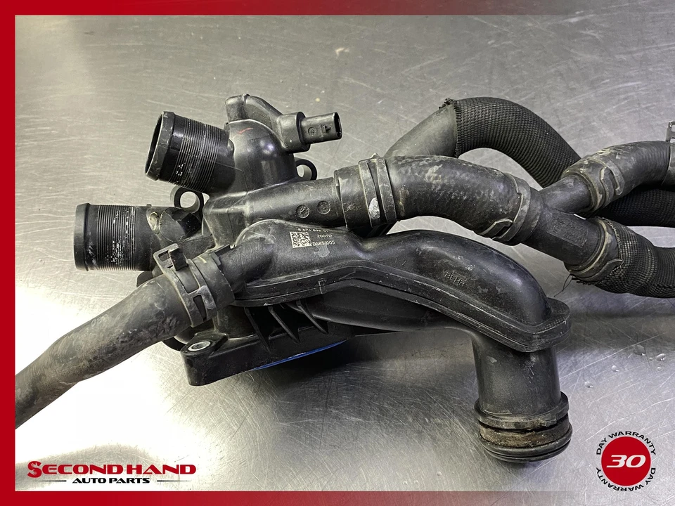 Carcasa termostato refrigerante motor techo rígido Mini Cooper R56 07-13 8674895 01 OEM Foto 2 de 4