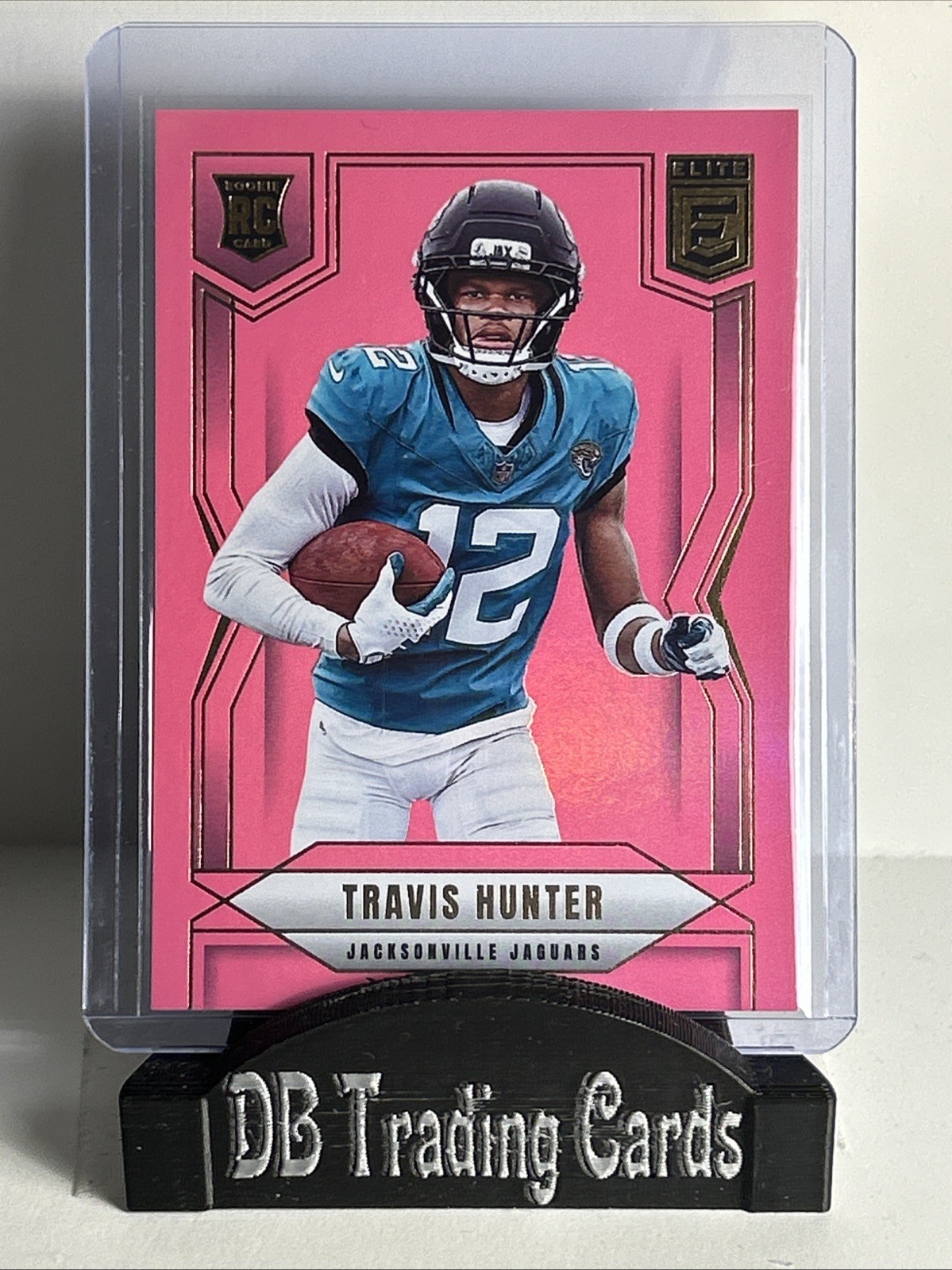 2025 Panini Donruss Elite - Rookies Travis Hunter #114 Pink Ink (RC)