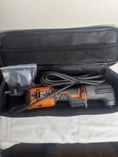RIDGID R28700 4 Amp Corded Oscillating Multi-Tool Kit Tool-Free Head and Storag