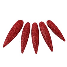 Women 10Pcs Halloween-themed Halloween Fake Nail Fashion Vampire Red Nails