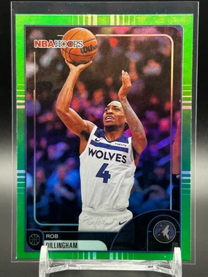 2025-26 Topps NBA Hoops #160 ROB DILINGHAM Green Parallel Minnesota Timberwolves - Bild 1 von 2